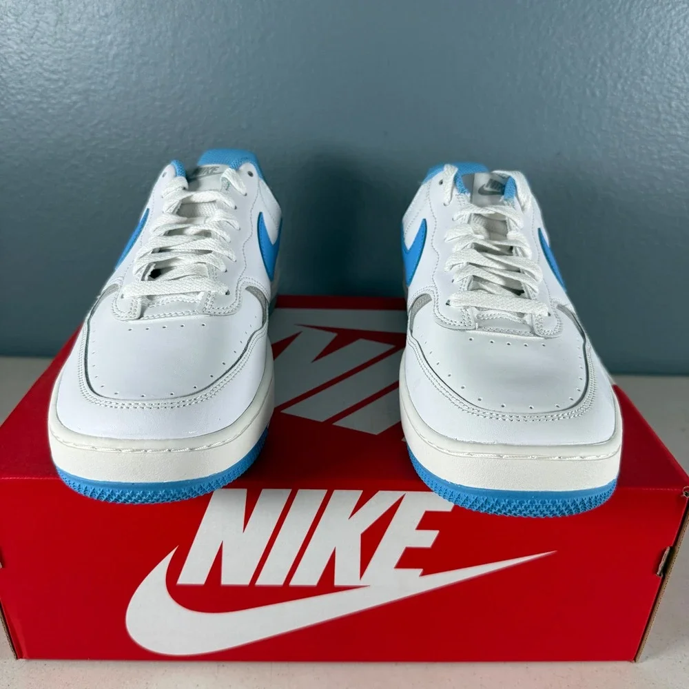 Nike Gamma‎ Force Womens 11 Mens 9.5 White University Blue DX9176-108 Sneakers